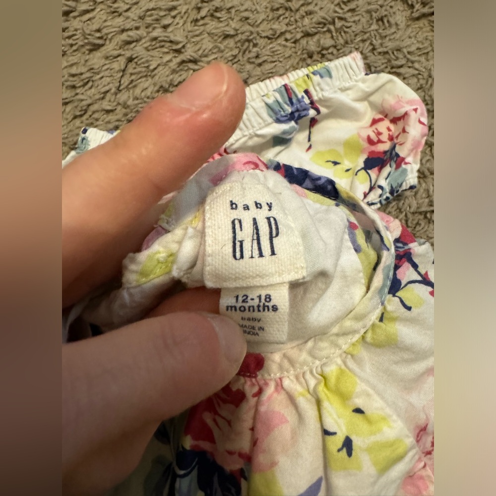{BABY GAP} Floral Matching Set - Picture 5 of 5